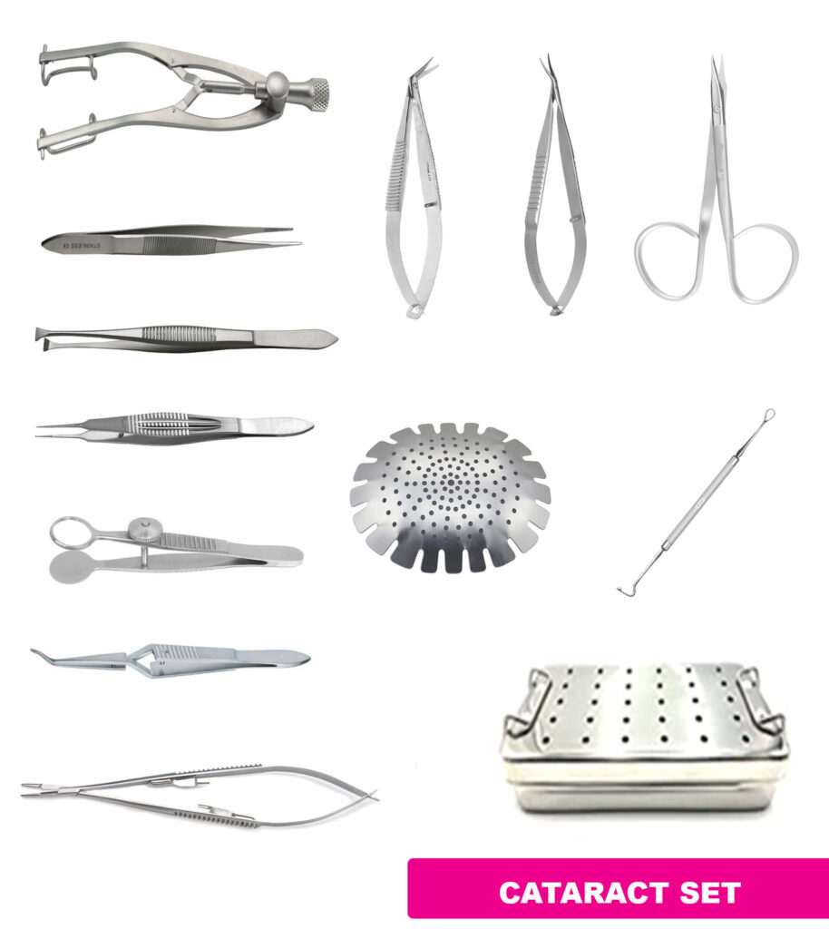 Cataract set with Sterilizing Tray – Medical Depot